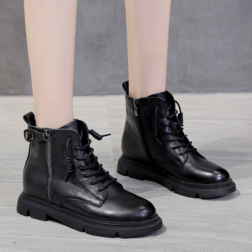 Women Thin Breathable Trendy Cool British Short Martin Boots